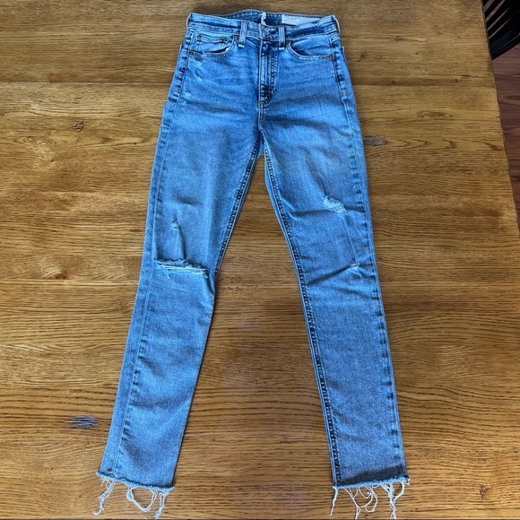 Rag & Bone | Nina High Rise Skinny Ankle Jean - Picture 10 of 15